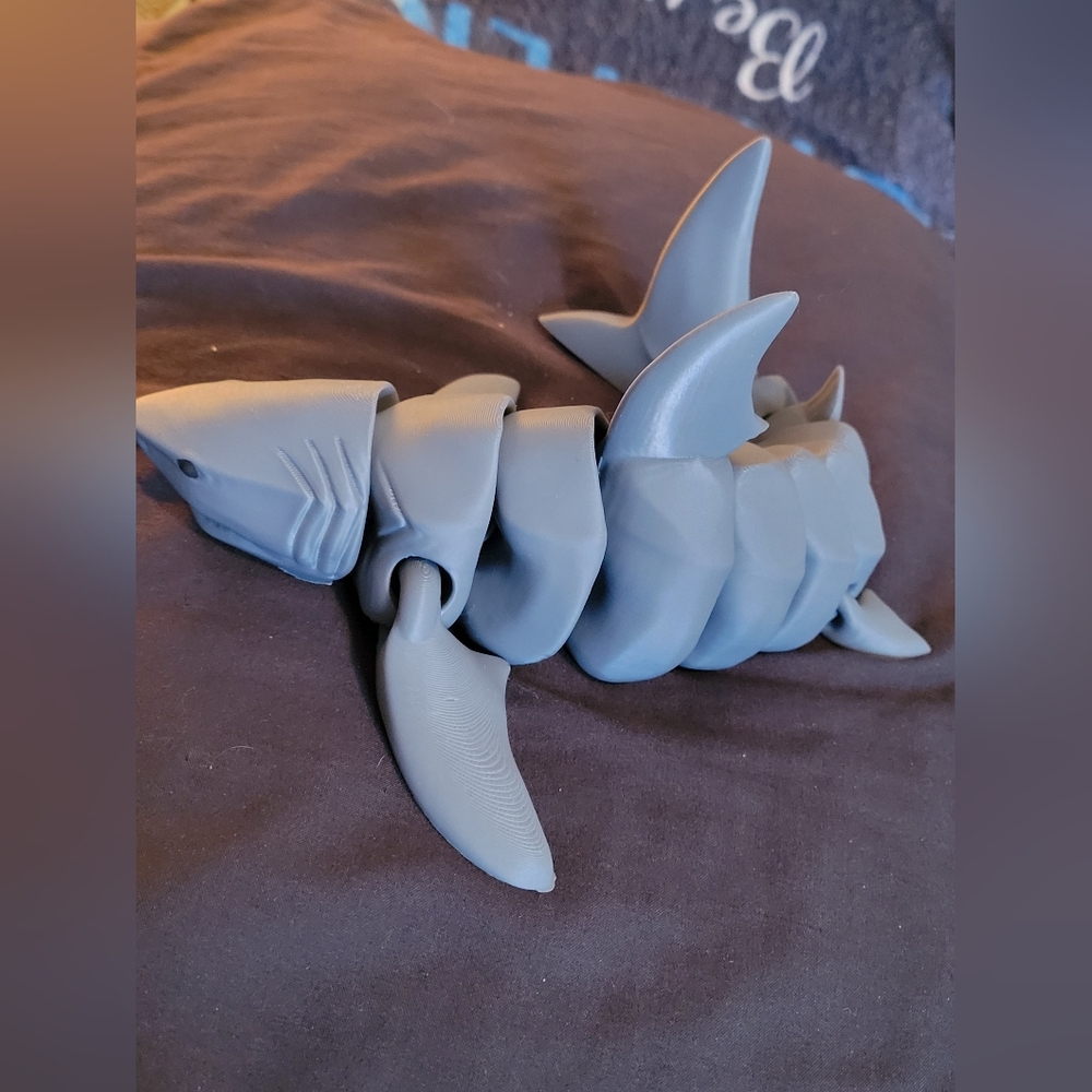 💀NEW 💀 3d  Great White Shark Toy